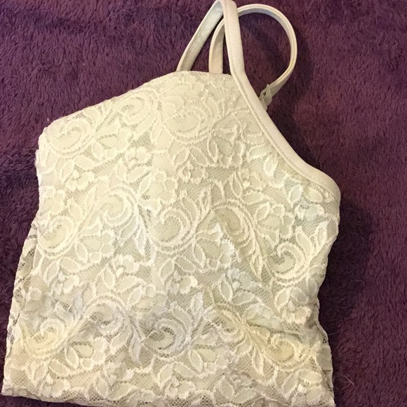 NWOT Vintage Susan Lucci light Green Lacy Tank Top - Picture 8 of 10